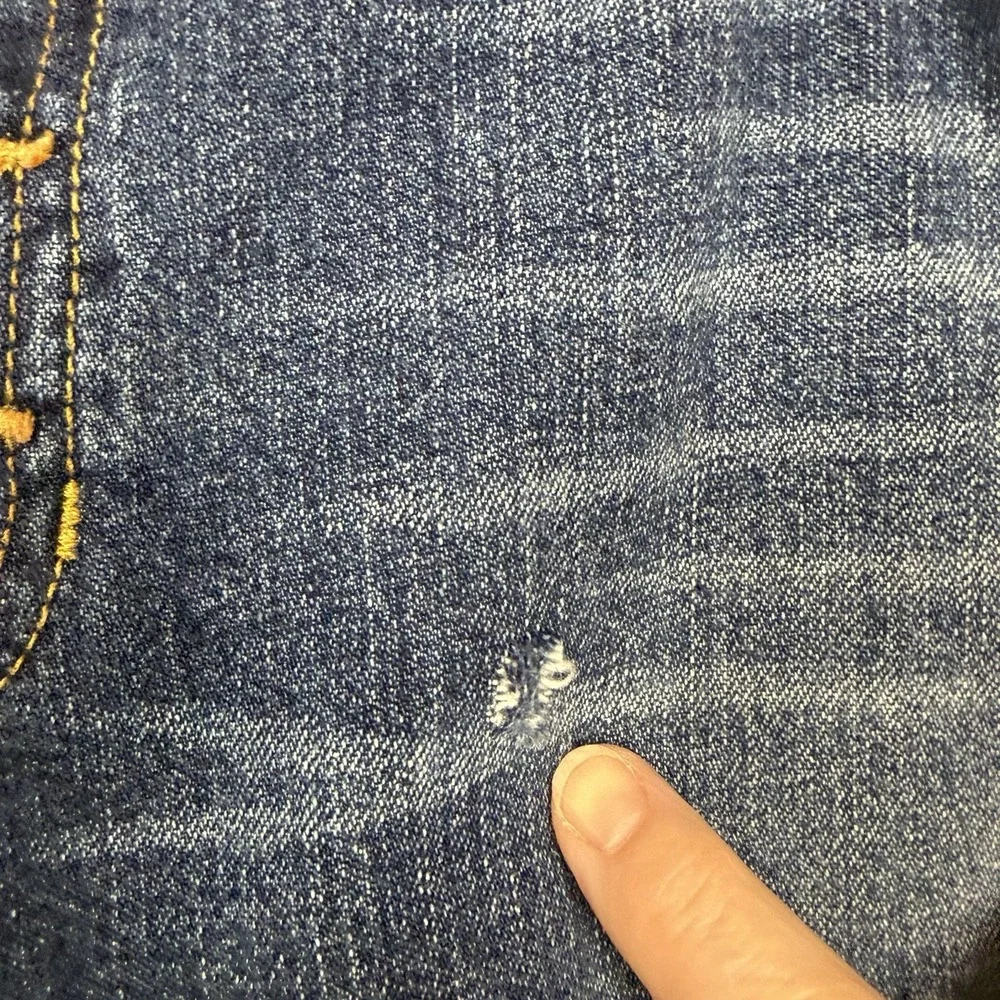 VTG Abercrombie Fitch Low‎ Rise Jeans Raw Waist Flare Button Fly Hippie Indie 12